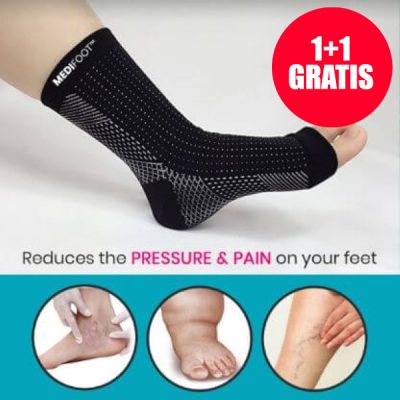 Fascia comprimente per piede con rame magnetico infuso OPEDIA 1+1 Gratis
