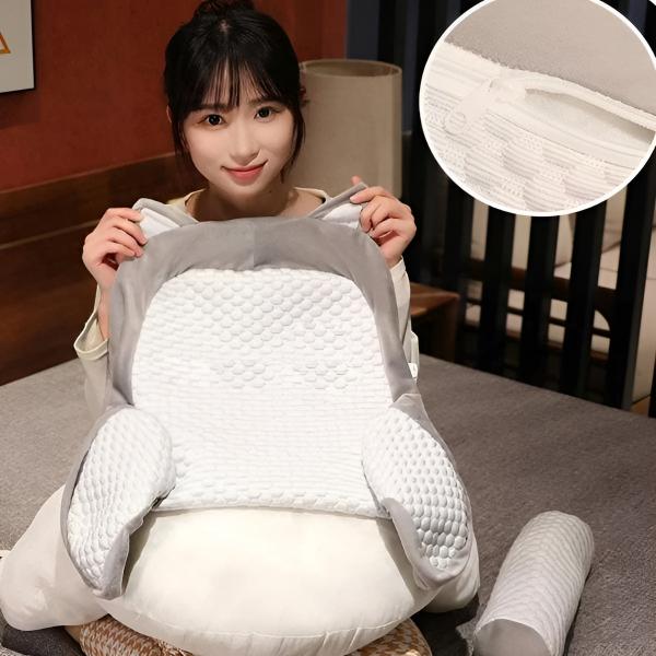 Cuscino Tubolare Morbido Cuscino Cervicale Microperle - Morbido, Portatile, Per Viaggi E Relax A Casa Cuscini Tubolari