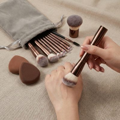 Pennelli Trucco Morbidi per Pelli Sensibili - Set da 20 Pezzi | MAKBRUSH